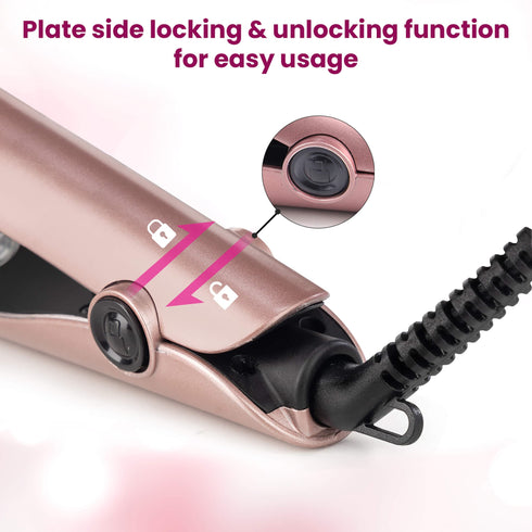 HS1927 Hair Straightner - Rose Gold